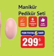 Manikür Pedikür Seti 6 Parçadan Oluşan