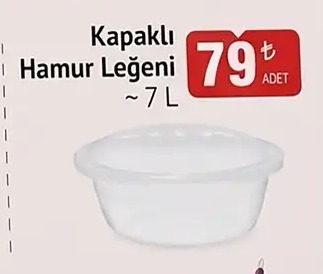 Kapalı Hamur Leğeni ~ 7L