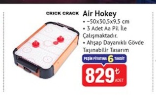 Crick Crack Air Hokey 1 Takım