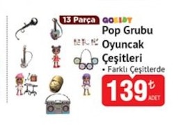 Pop Grubu Oyuncak Çeşitleri 13 Parça