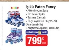 Işıklı Paten Fancy