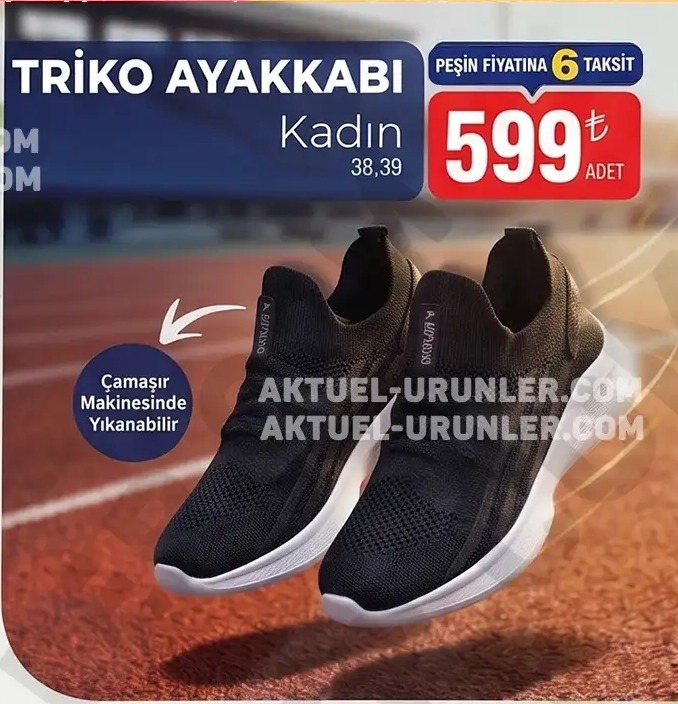 Kadın Triko Ayakkabı 1 Adet