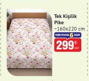 Tek Kişilik Pike ~160X220 Cm