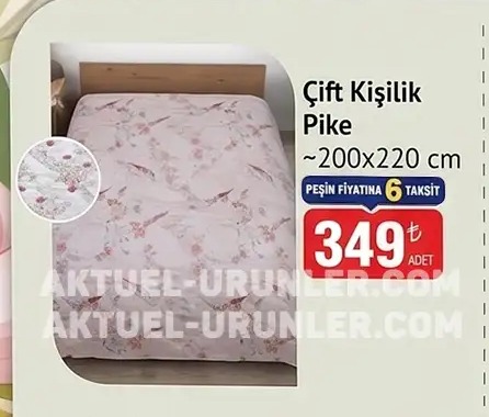 Çift Kişilik Pike 200X220 Cm