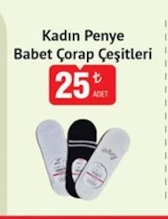 Kadın Penye Babet Çorap Çeşitleri
