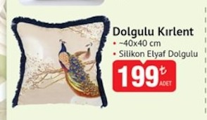 Dolgunu Kirlent 40X40 Cm