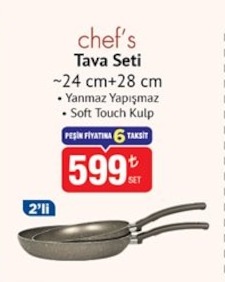 Chef'S Tava Seti ~24 Cm+28 Cm