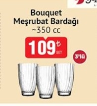 Bouquet Meşrubat Bardagi 350Cc
