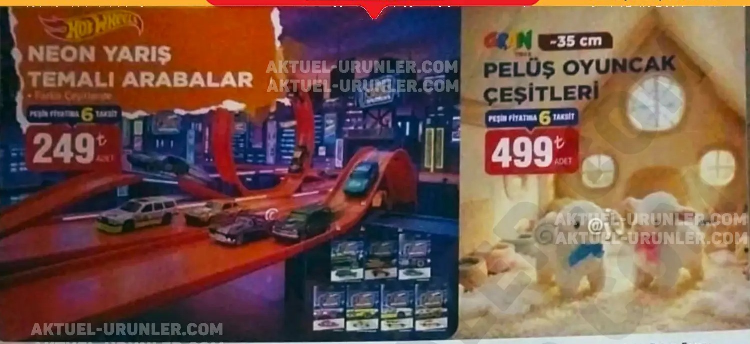 Hot Wheels Neon Yarış Temalı Arabalar