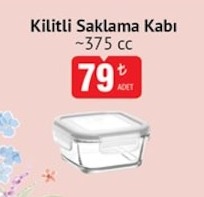 Kilitli Saklama Kabı 375Cc