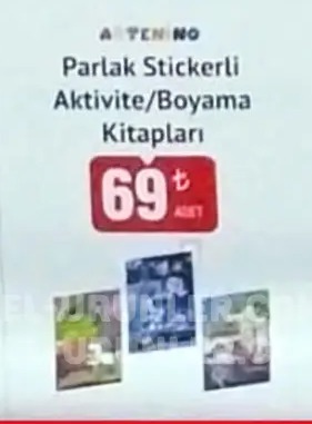 Parlak Stickerli Aktivite/Boyama Kitapları