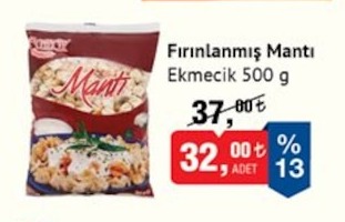 Fırınlanmış Mantı Ekmecik 500 G