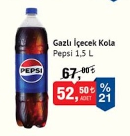 Gazlı İçecek Kola Pepsi 1,5 L
