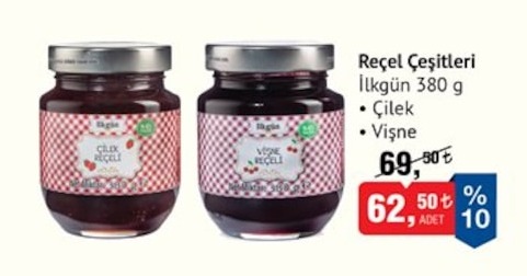 Reçel Çeşitleri İlk Gün 380 G