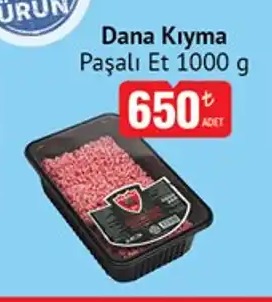 Dana Kıyma Paşalı Et 1000 G