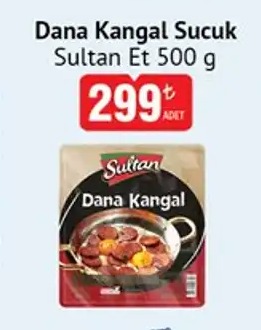 Dana Kangal Sucuk Sultan Et 500 G