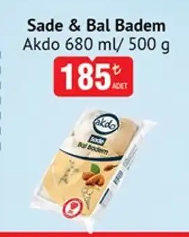 Sade & Bal Badem Akdo 680Ml/500G