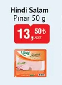 Hindi Salam Pınar 50G