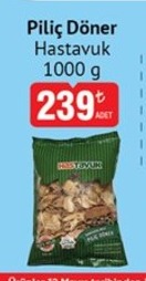 Pilic Döner Hastavuk 1000G