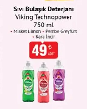 Sıvı Bulaşık Deterjanı Viking Technopower 750Ml