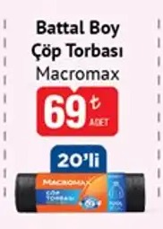 Battal Boy Çöp Torbası 20'Li