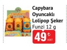Funzi Capybara Oyuncakli Lolipop Seker 12 G