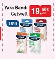 Yara Bandı Getwell 15'Li
