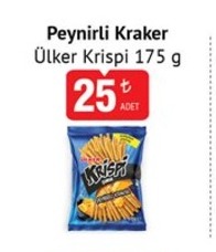 Ülker Krispi Peynirli Kraker 175G