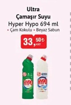 Ultra Çamaşır Suyu Hyper Hypo 694Ml