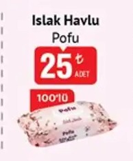 Islak Havlu Pofu 100 Adet