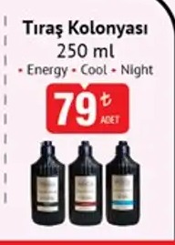 Tıraş Kolonyası 250Ml - Energy - Cool - Night