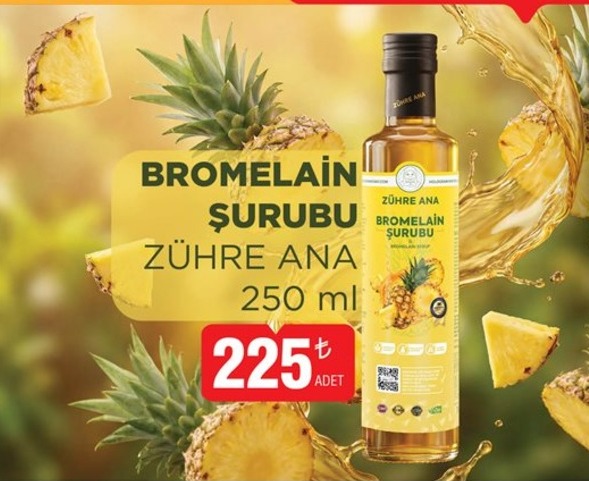 Zühre Ana Bromelain Şurubu 250Ml