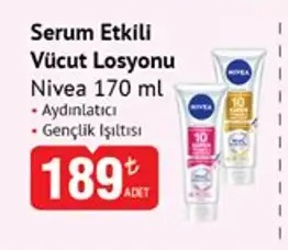 Nivea Serum Etkili Vücut Losyonu 170Ml