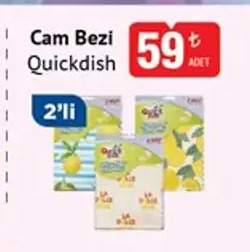 Quickdish Cam Bezi 2'Li