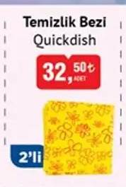Quickdish Temizlik Bezi 2'Li
