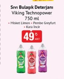Sıvı Bulaşık Deterjanı Viking Technopower 750 Ml