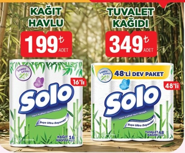 Kağıt Havlu Solo 16'Lı