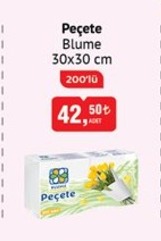 Peçete 30X30 Cm 200'Lü