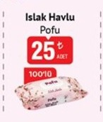 Islak Havlu Pofu 100'Lü
