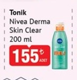Nivea Derma Skin Clear Tonik 200 Ml