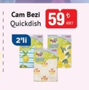 Quickdish Cam Bezi 2'Li