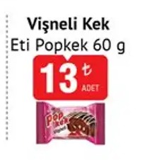 Vişneli Kek Eti Popkek 60G