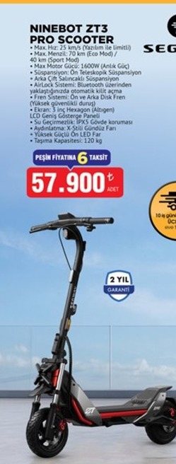 Ninebot Zt3 Pro Scooter