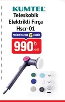 Kumtel Teleskobik Elektrikli Fırça Hscr-01