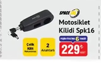 Space Motosiklet Kilidi Spk16