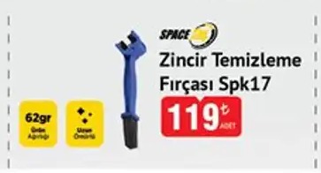 Space Zincir Temizleme Fırçası Spk17
