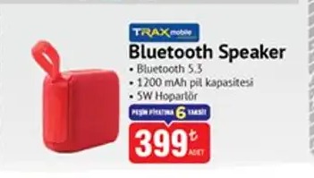 Trax Mobile Bluetooth Speaker
