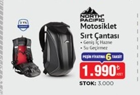 North Pacific Motosiklet Sırt Çantası
