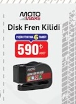 Moto Square Disk Fren Kilidi