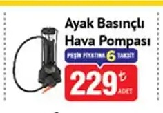 Ayak Basınçlı Hava Pompası